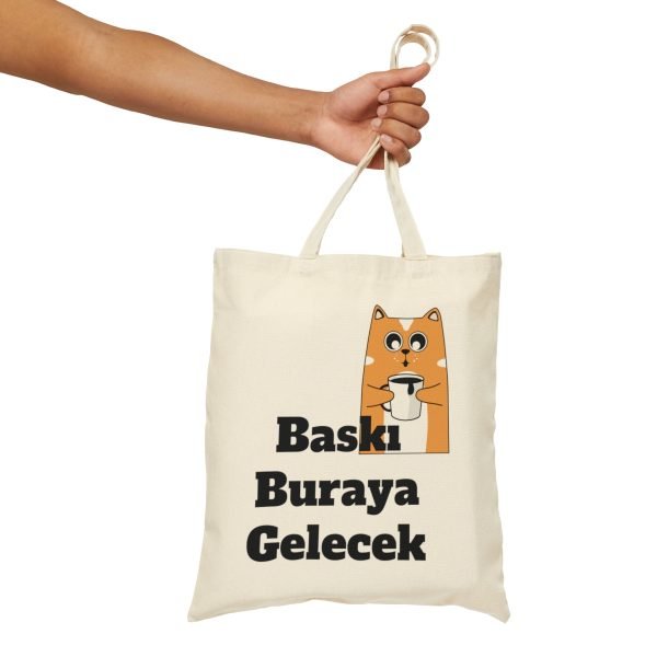 Kişiye Özel Baskılı Pamuklu Kanvas Çanta (Kişiselleştirilebilir) - Görsel 5