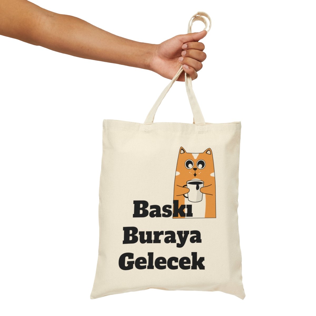 Kişiye Özel Baskılı Pamuklu Kanvas Çanta (Kişiselleştirilebilir) - Görsel 5