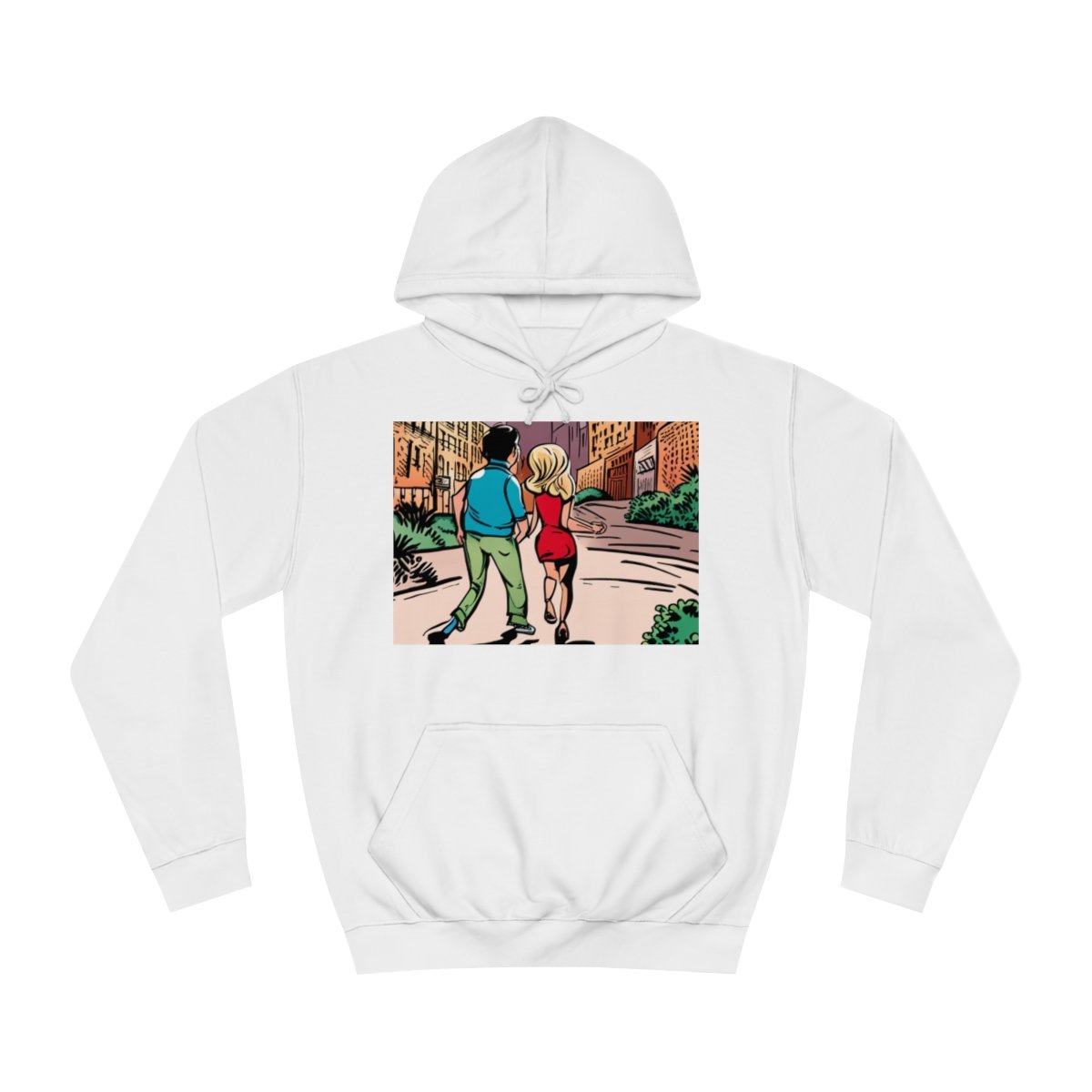 Kapüşonlu Sweatshirt Uniseks Baskılı - Görsel 2