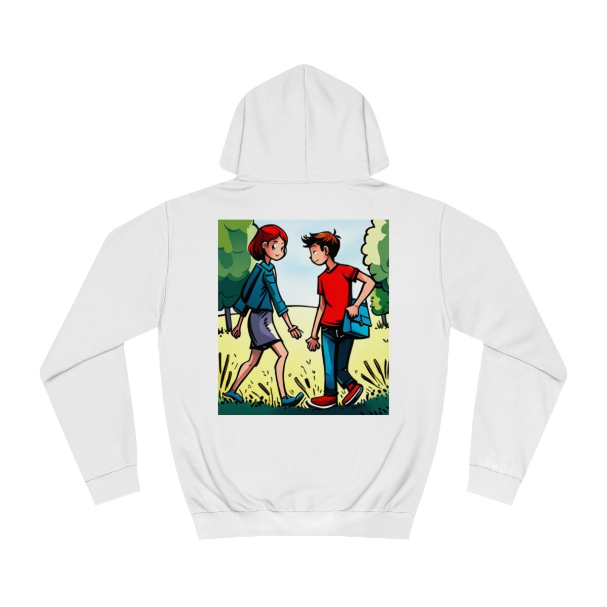 Kapüşonlu Sweatshirt Uniseks Baskılı - Görsel 3