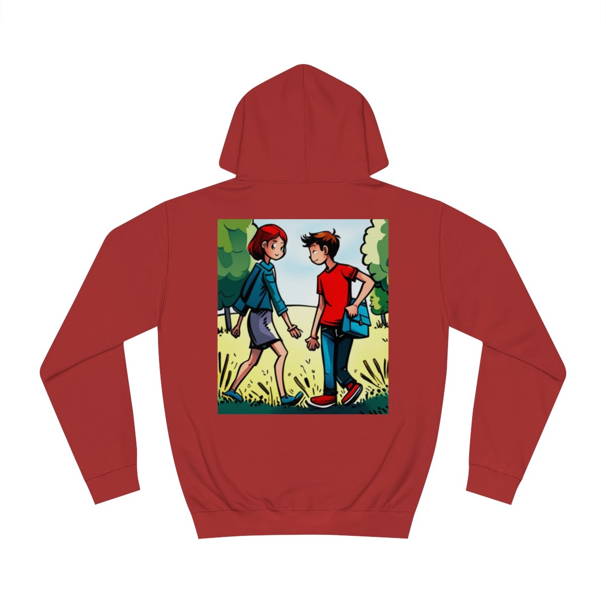 Kapüşonlu Sweatshirt Uniseks Baskılı - Görsel 42