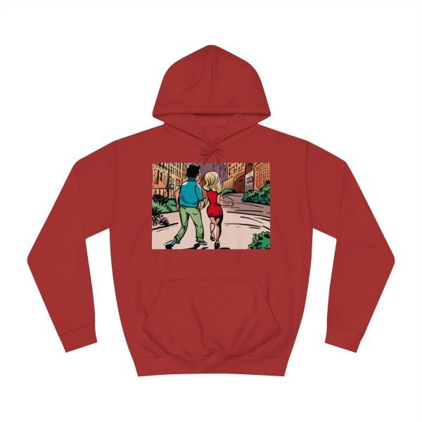 Kapüşonlu Sweatshirt Uniseks Baskılı - Görsel 41