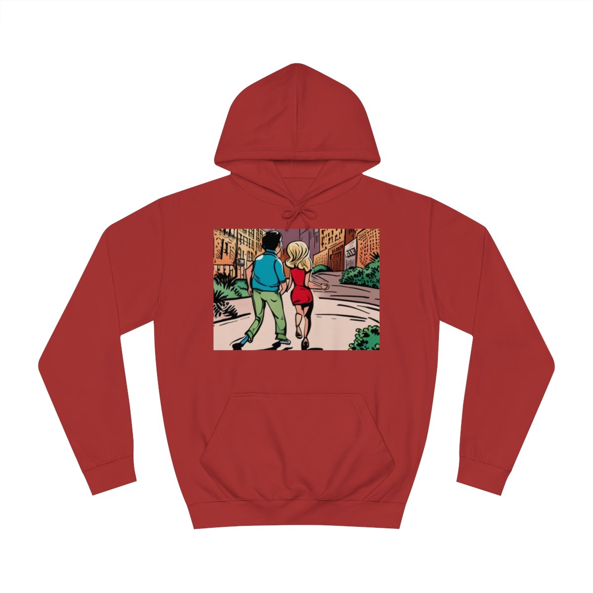 Kapüşonlu Sweatshirt Uniseks Baskılı - Görsel 41