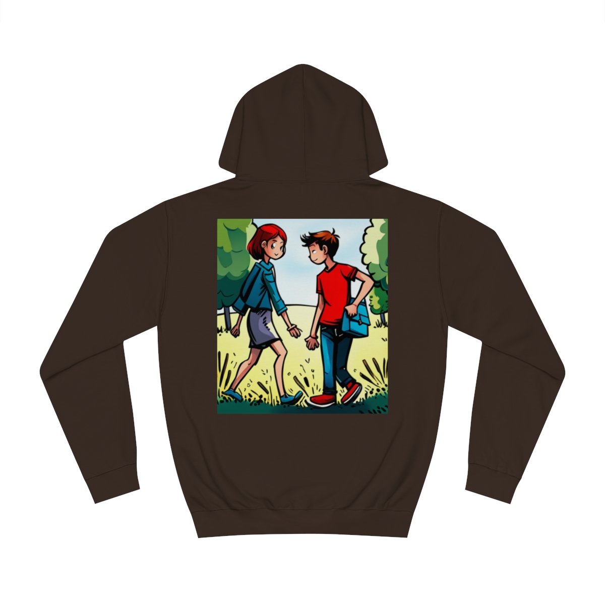 Kapüşonlu Sweatshirt Uniseks Baskılı - Görsel 6