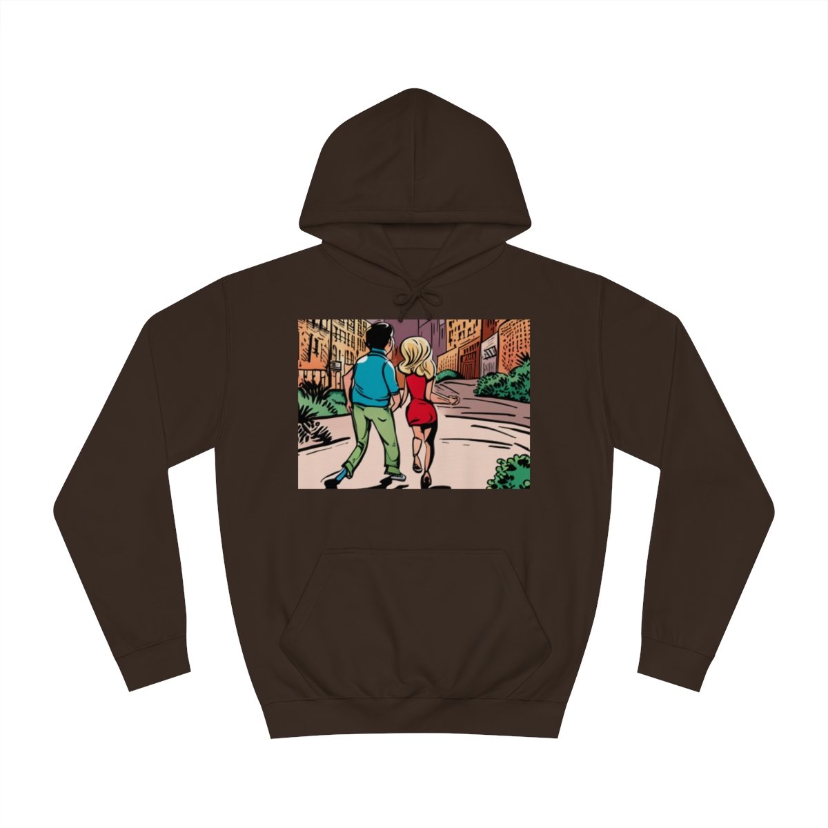 Kapüşonlu Sweatshirt Uniseks Baskılı - Görsel 5