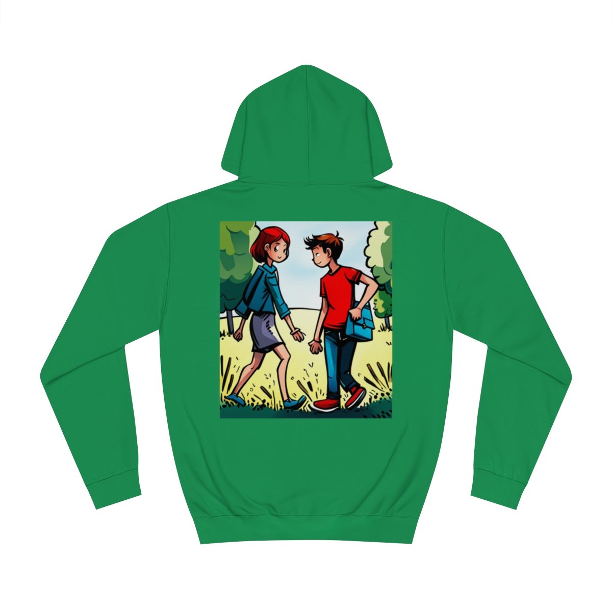 Kapüşonlu Sweatshirt Uniseks Baskılı - Görsel 22