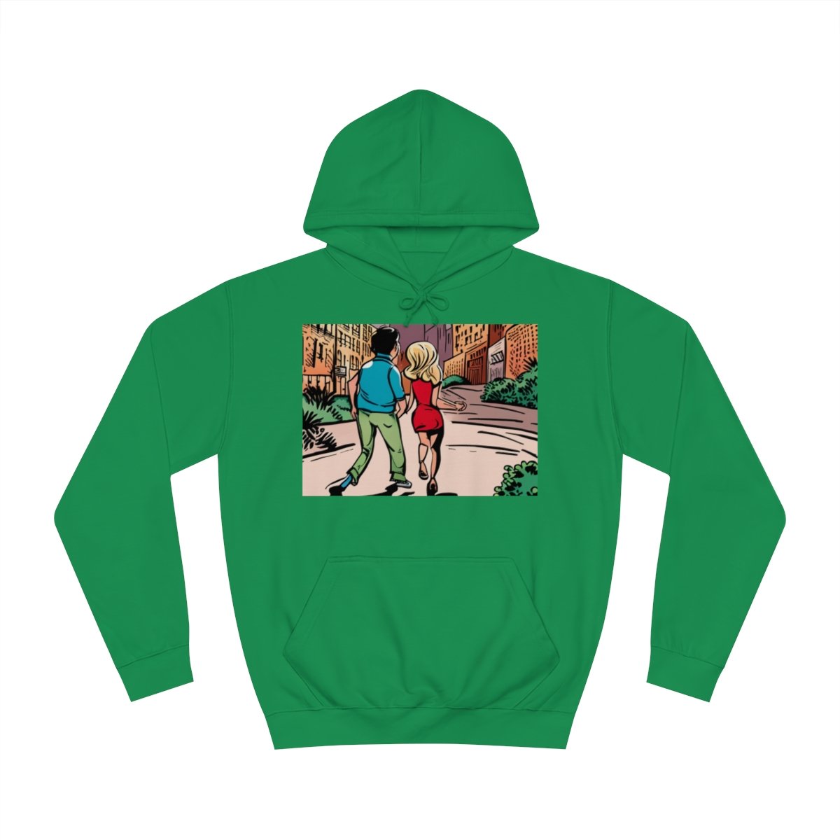 Kapüşonlu Sweatshirt Uniseks Baskılı - Görsel 21