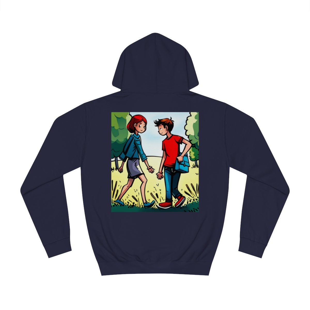 Kapüşonlu Sweatshirt Uniseks Baskılı - Görsel 34