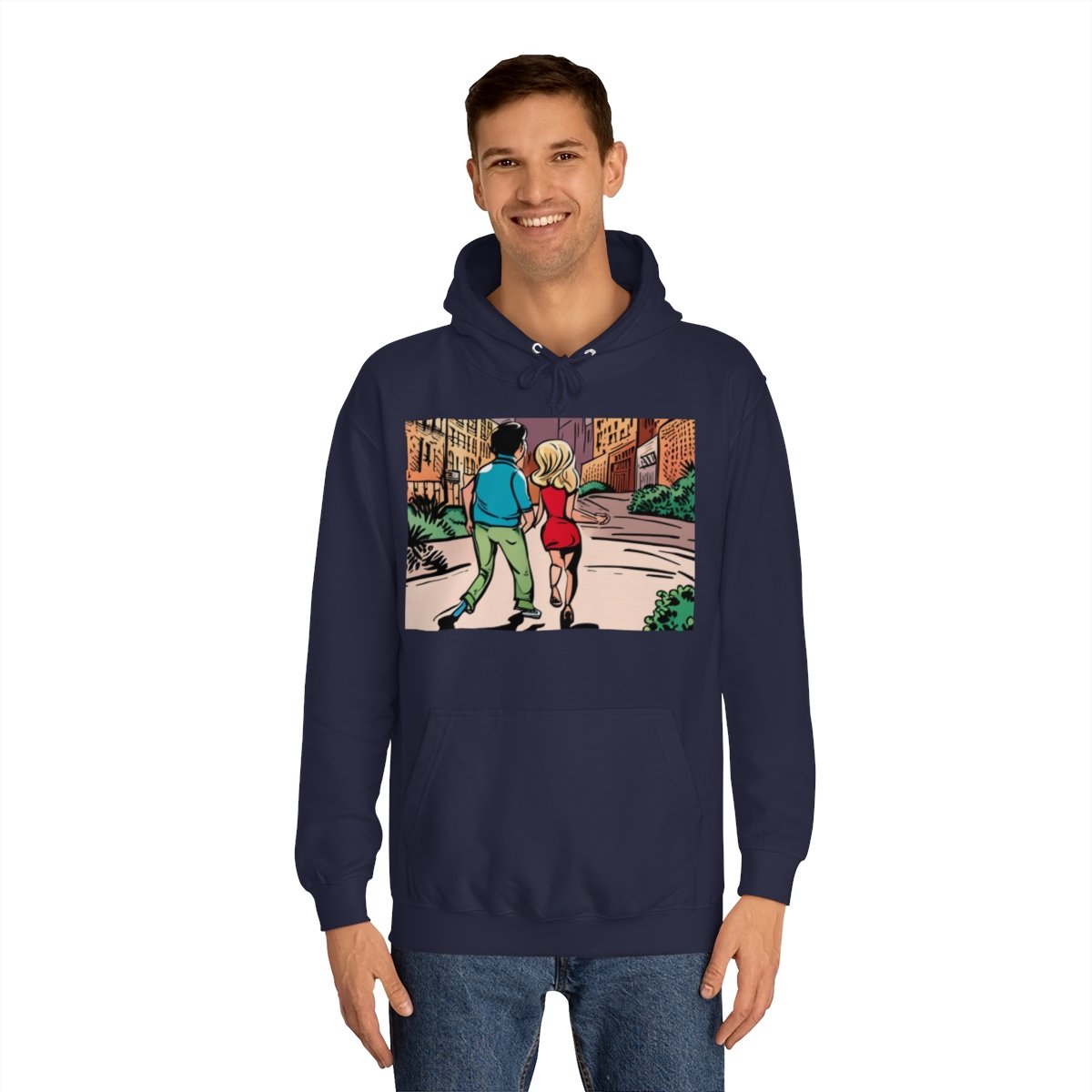 Kapüşonlu Sweatshirt Uniseks Baskılı - Görsel 35