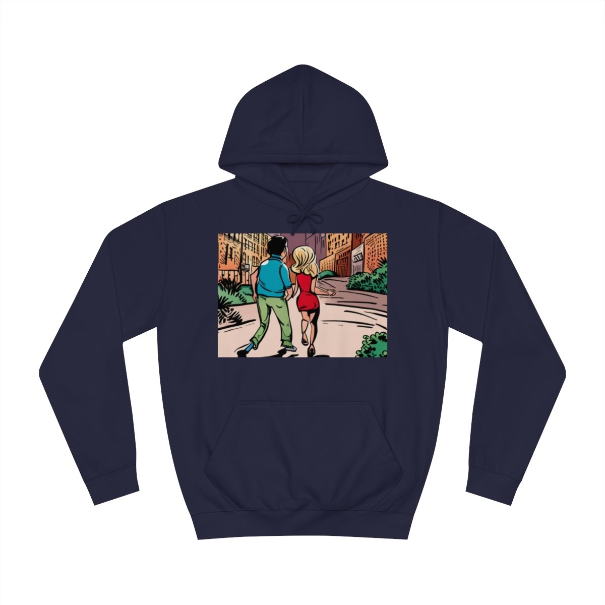 Kapüşonlu Sweatshirt Uniseks Baskılı - Görsel 33