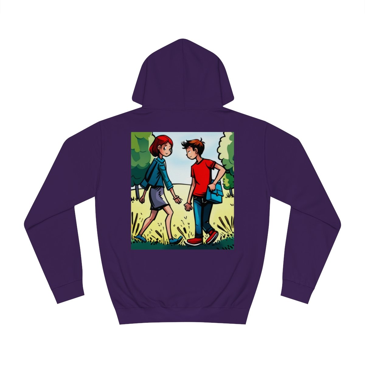 Kapüşonlu Sweatshirt Uniseks Baskılı - Görsel 38