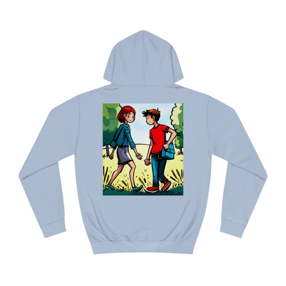 Kapüşonlu Sweatshirt Uniseks Baskılı - Görsel 26