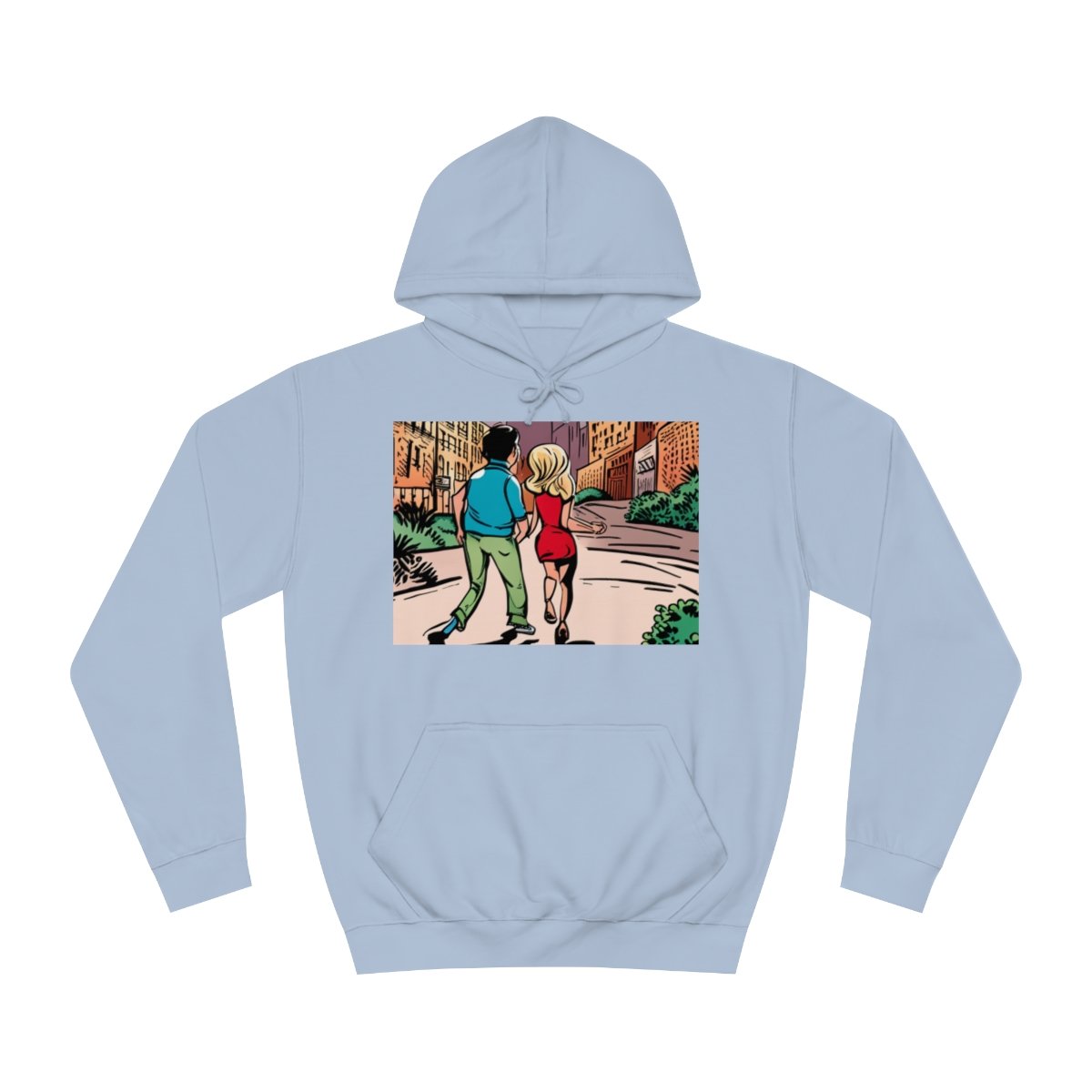 Kapüşonlu Sweatshirt Uniseks Baskılı - Görsel 25