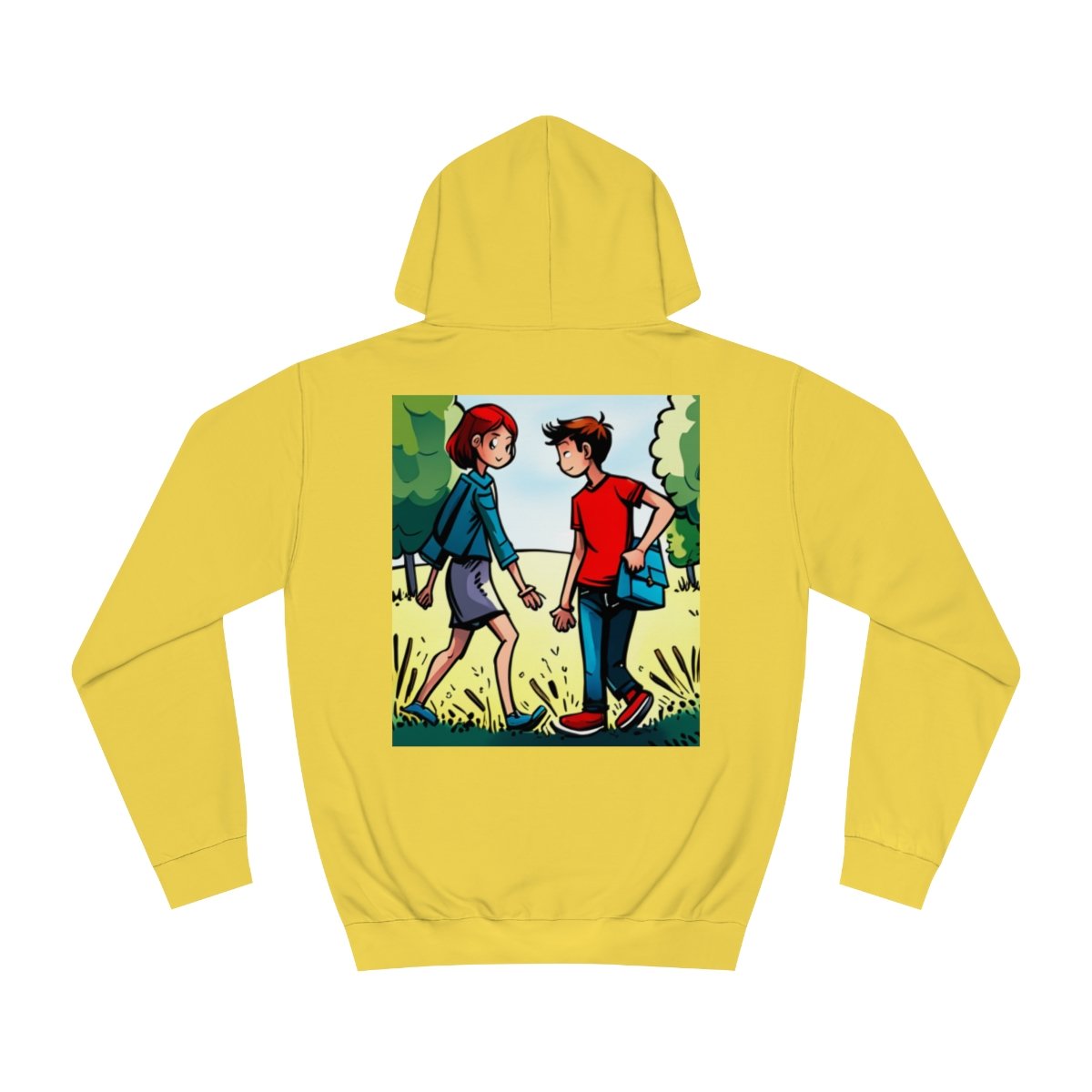 Kapüşonlu Sweatshirt Uniseks Baskılı - Görsel 10