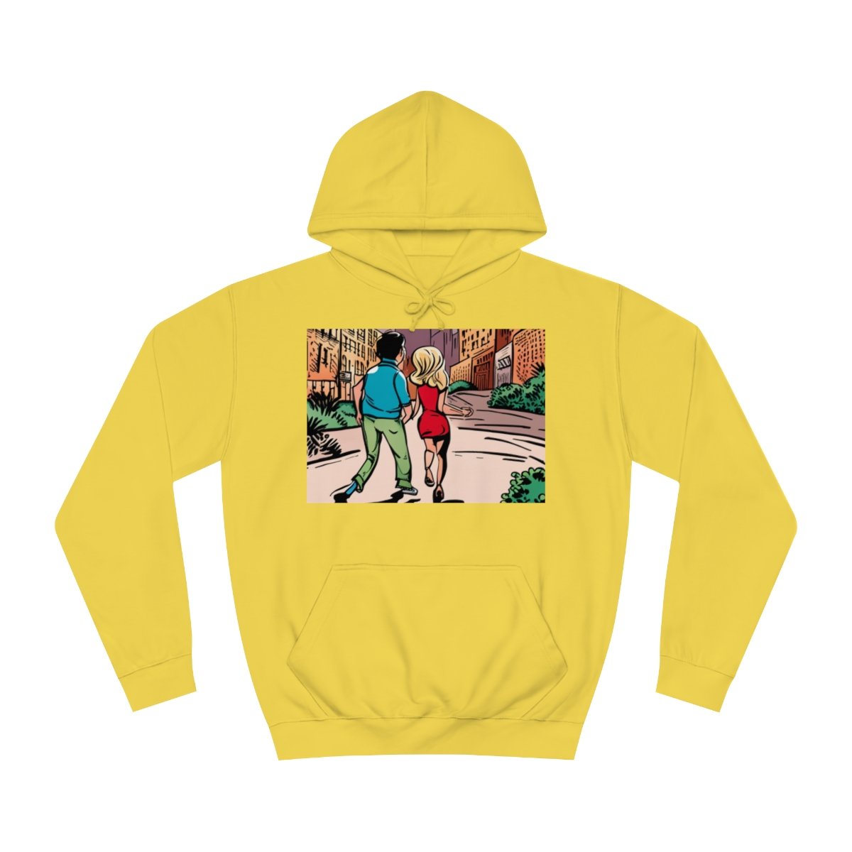 Kapüşonlu Sweatshirt Uniseks Baskılı - Görsel 9
