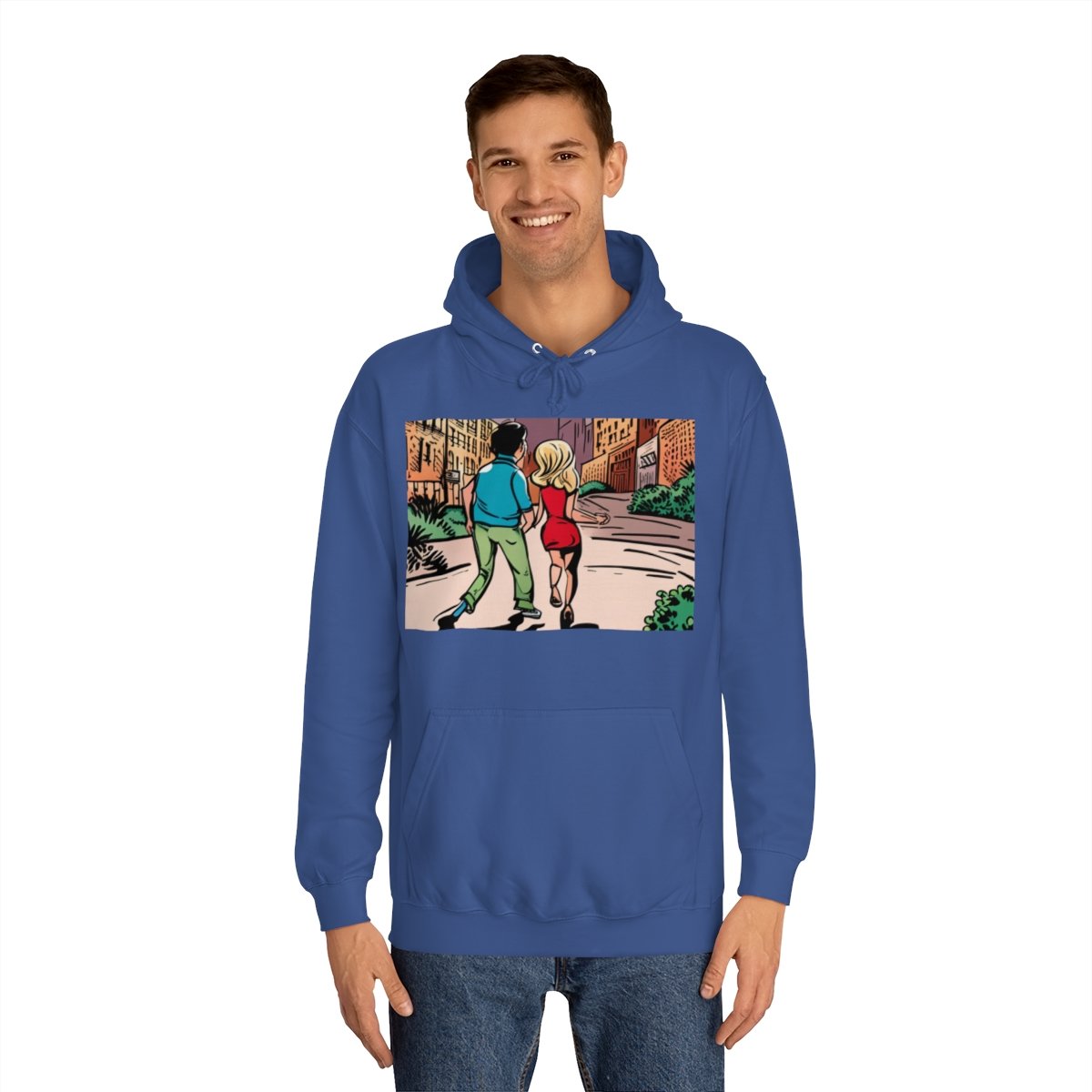 Kapüşonlu Sweatshirt Uniseks Baskılı - Görsel 31